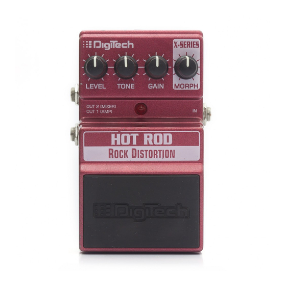 DigiTech HOTROD Manuale