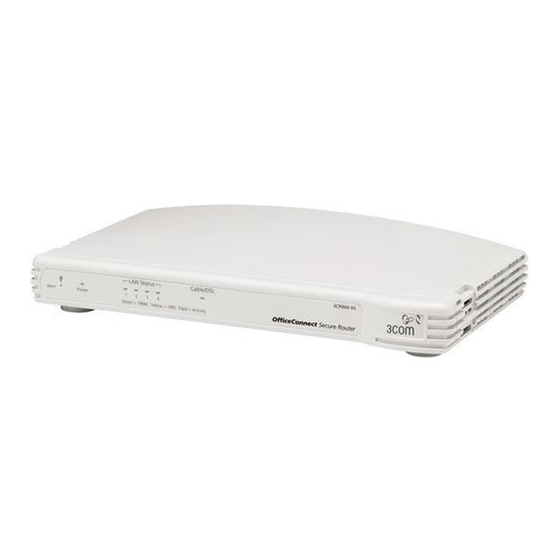 3Com 3CR860-95-US - OfficeConnect Secure Router 기능 및 이점