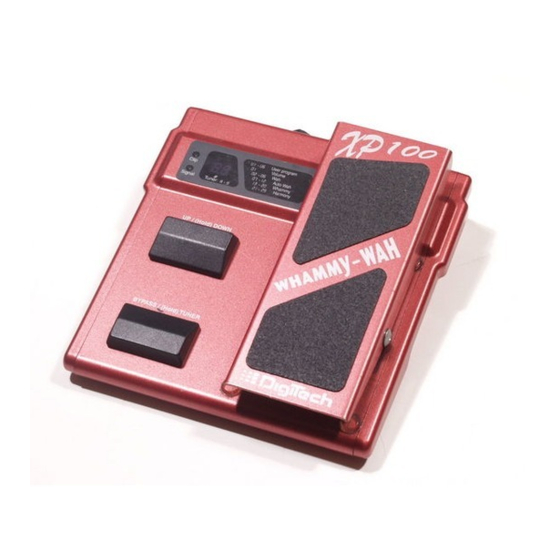 DigiTech PHASER PH9 オーナーズマニュアル