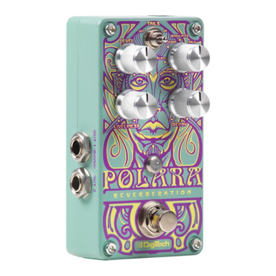 DigiTech Polara Reverberation Manual do Proprietário