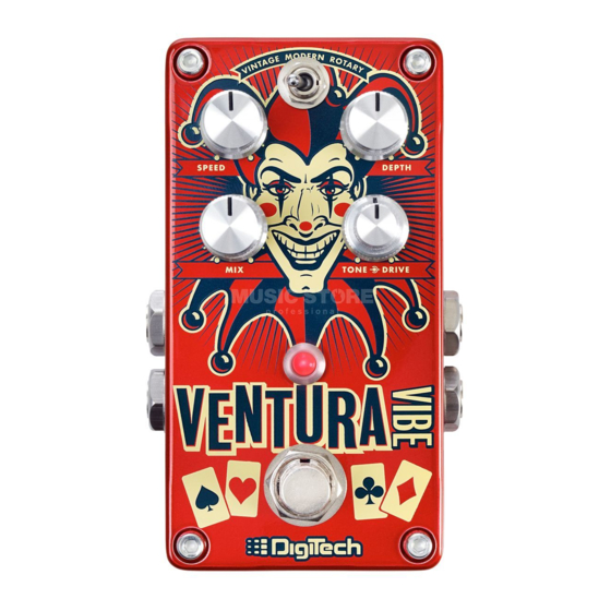 DigiTech Ventura Vibe オーナーズマニュアル