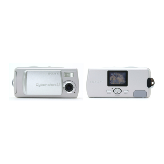 Sony Cyber-shot DSC-U10 Panduan Servis