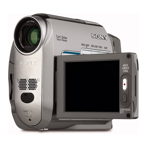 Sony DCR-HC40 - Digital Handycam Camcorder Toepassingshandleiding