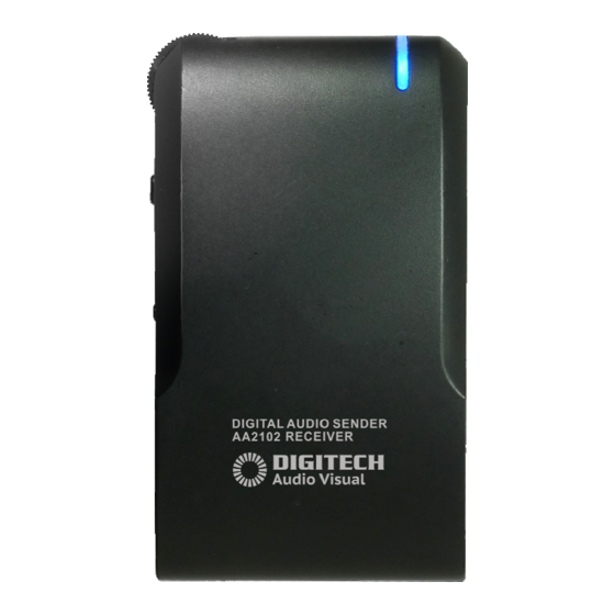 Digitech Audio Visual AA-2102 Panduan Pengguna