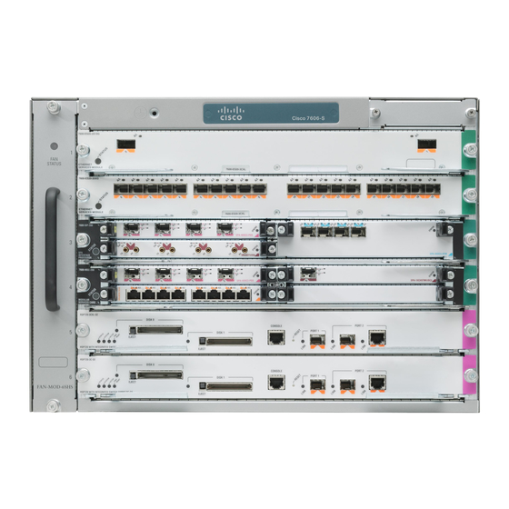 Cisco 7606 사용자 설명서