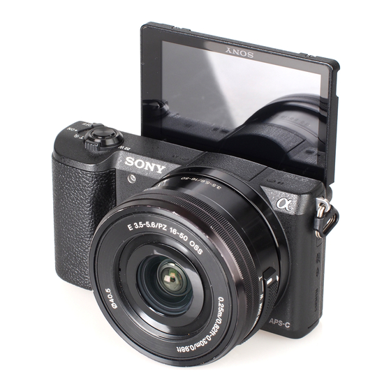 Sony a 5100 ILCE-5100 Instruction Manual