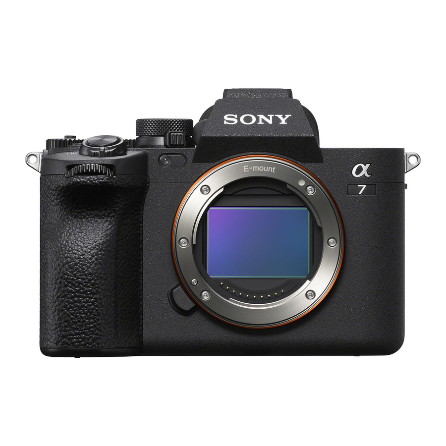 Sony Alpha 7 IV Panduan Memulai