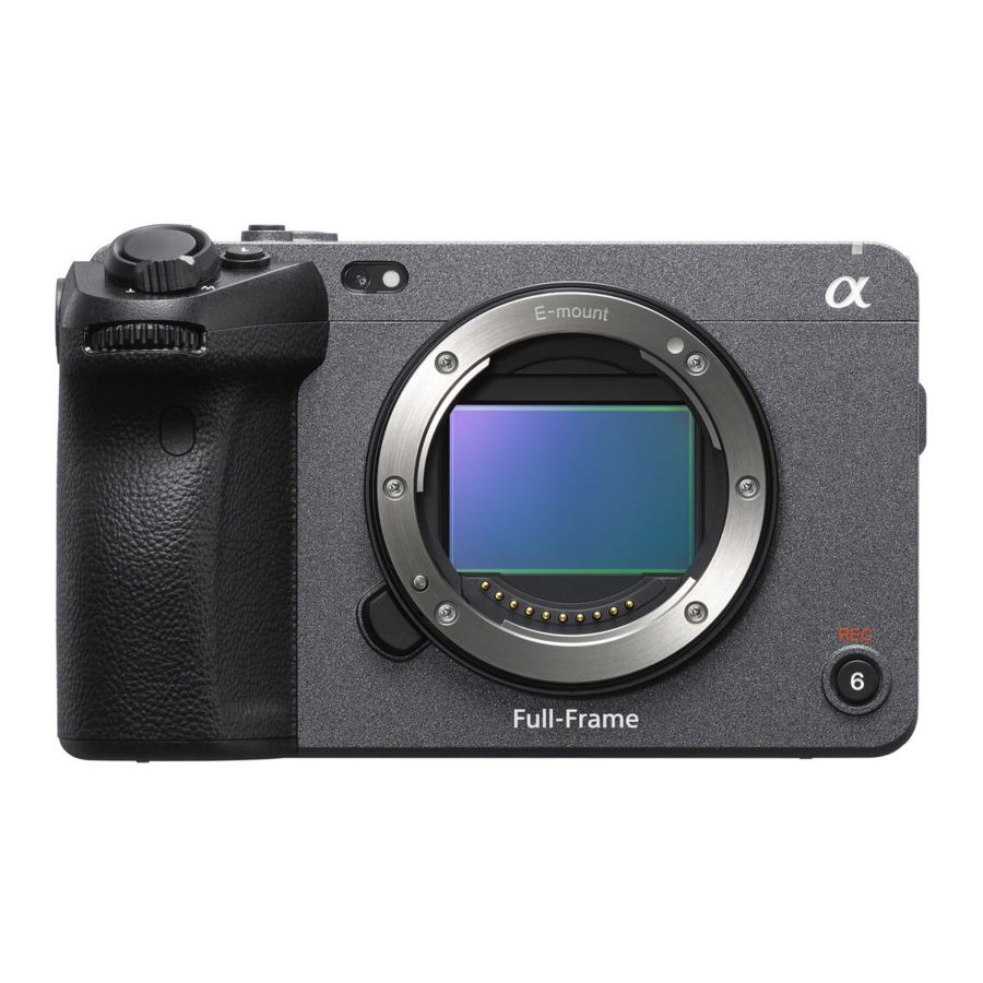 Sony Alpha ILME-FX3 Ftp handleiding