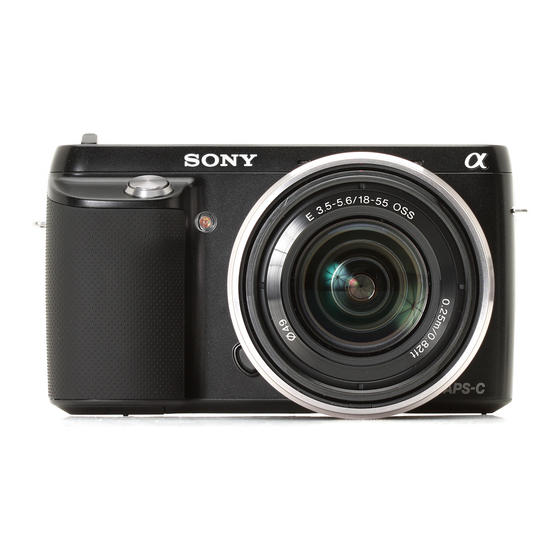 Sony NEX-F3K Service-Handbuch