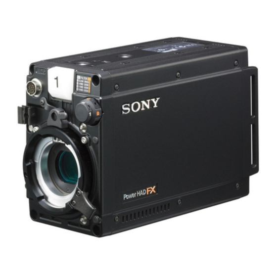 Sony Power HADFX HDC-P1 Broşür