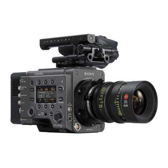 Sony VENICE MPC-3610 Update Manual