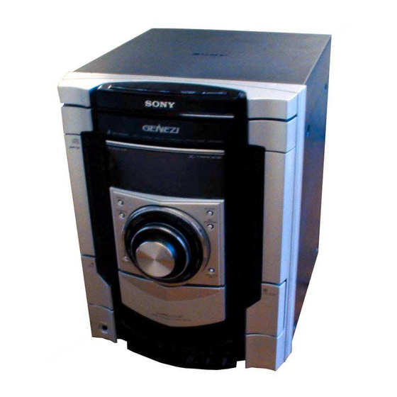 Sony MHC-GNX880 Betriebsanleitung