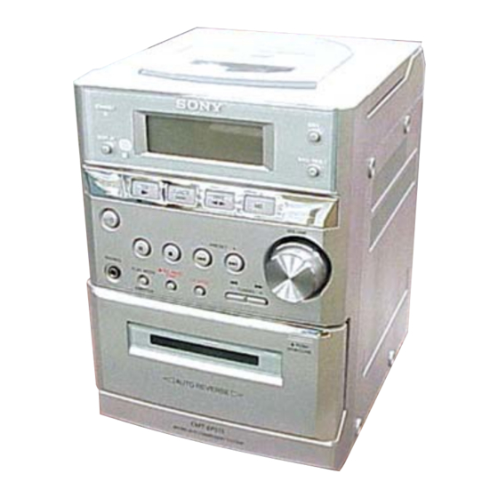 Sony SS-CEP515 서비스 매뉴얼