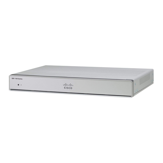 Cisco C1101-4PLTEPWx Installation et raccordement