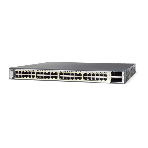 Cisco Catalyst 3750-E Series Product Support Bulletin