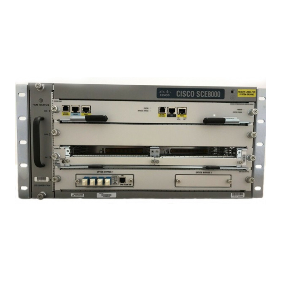 Cisco SCE8000 GBE Процедури зняття та заміни