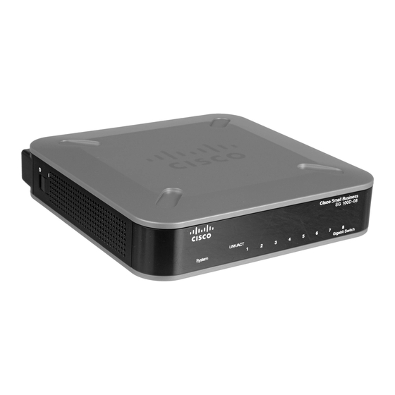 Cisco SF 100D-05 Посібник із швидкого старту