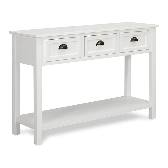 Finch Lockwood Console Table Посібник з експлуатації