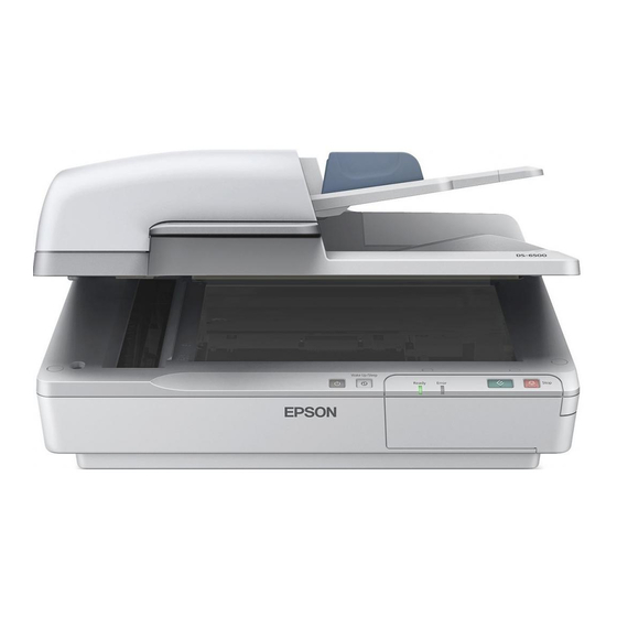 Epson DS-6500 WorkForce DS-6500 Setup Manual