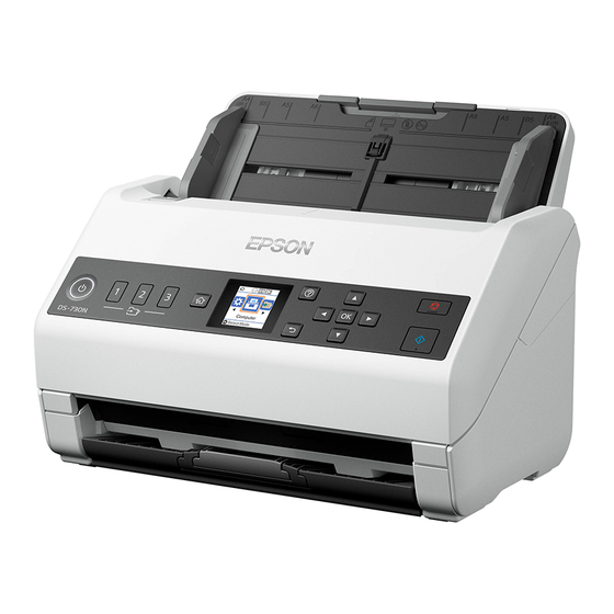 Epson DS-730N Hier beginnen