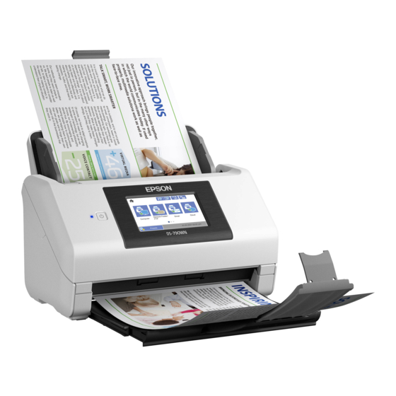 Epson DS-790WN Snelstarthandleiding