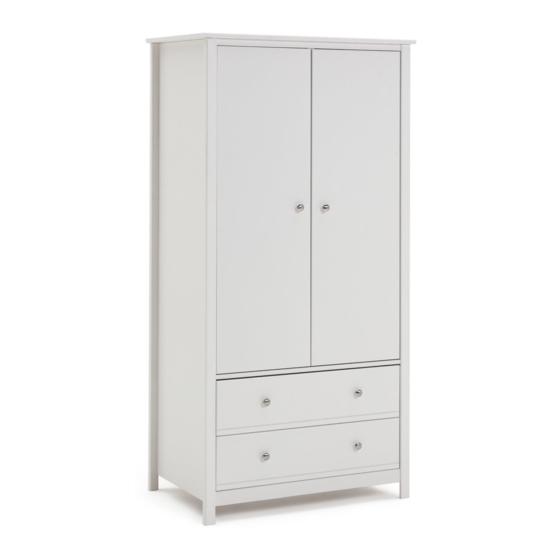 Argos Brooklyn Wardrobe White 8106951 Інструкція з монтажу Посібник з монтажу