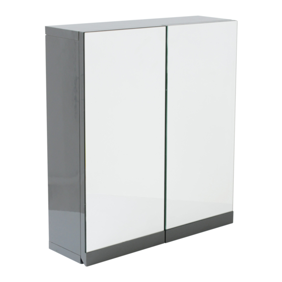 Argos Gloss Double HOME Wall Cabinet Grey Schnellstart-Handbuch