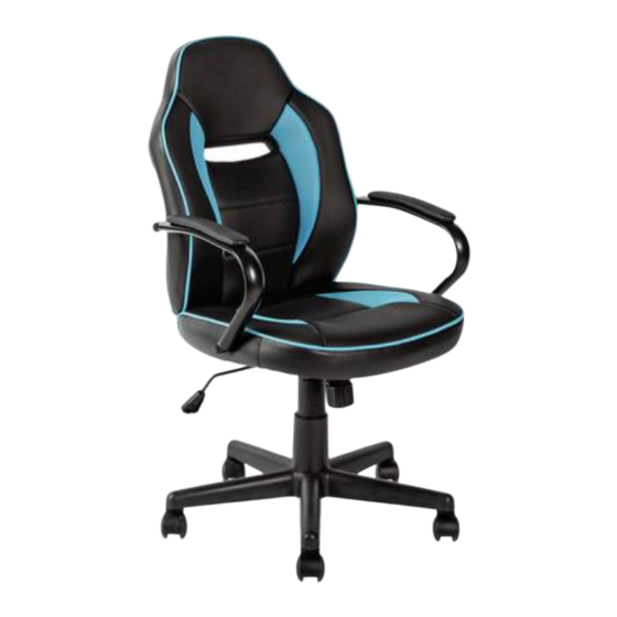 Argos HOME MID BACK GAMING CHAIR BLK 608/8734 Montageanleitung Handbuch