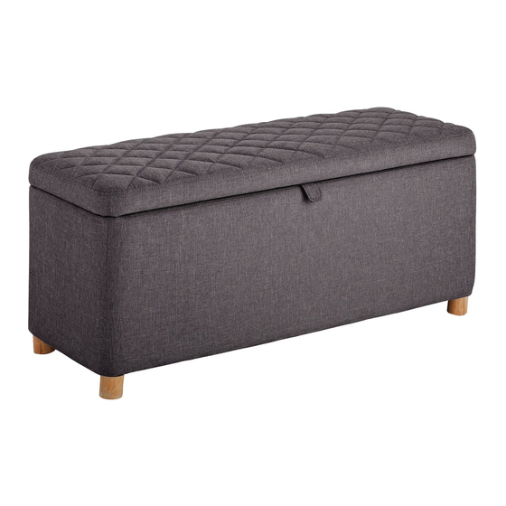 Argos Hygena Large Fabric Ottoman Skrócona instrukcja obsługi