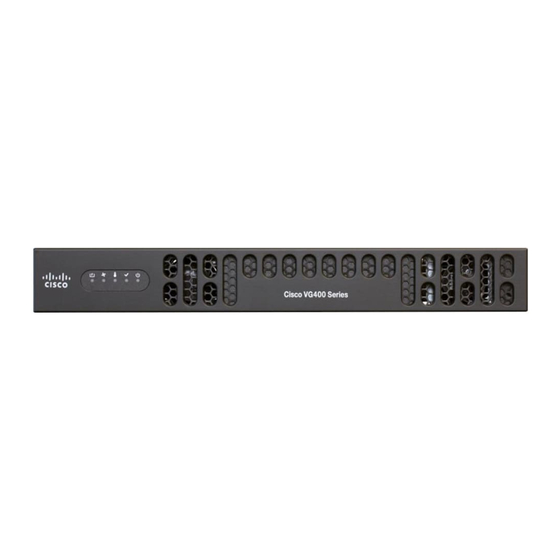 Cisco VG400 series 설치