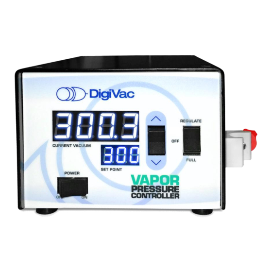 DigiVac VAPOR Bedieningshandleiding