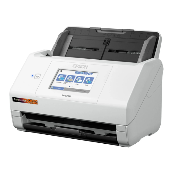 Epson RR-600W Quick User Manual