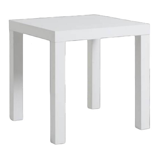 Argos Sasha End Table 組み立て説明書