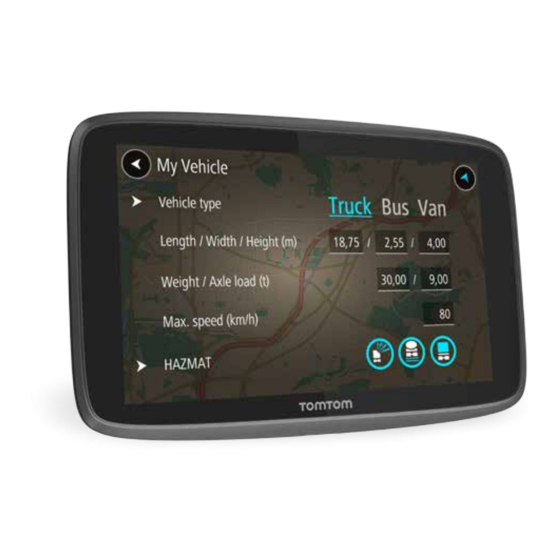 TomTom Go Professional 520 Manuel