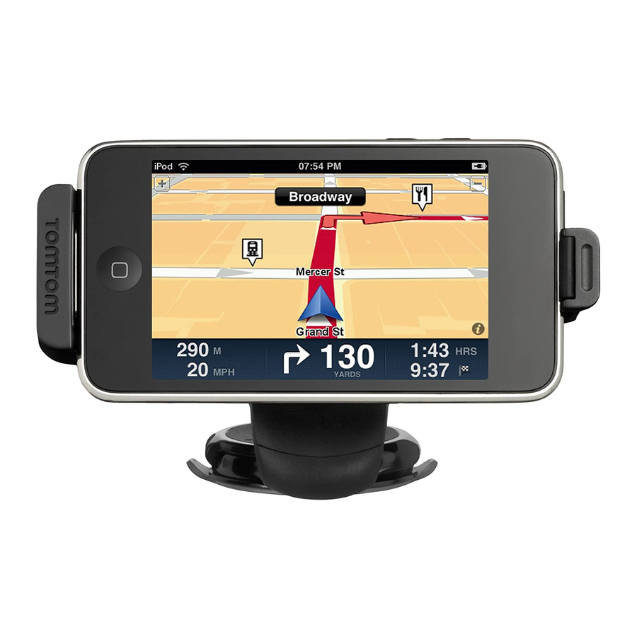 TomTom car kit for iPhone Reference Manual