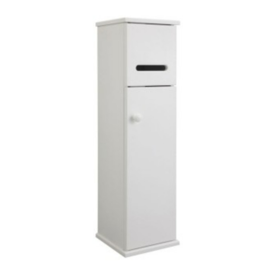 Argos White Tidy Cupboard 830/1732 Manuale di istruzioni per il montaggio