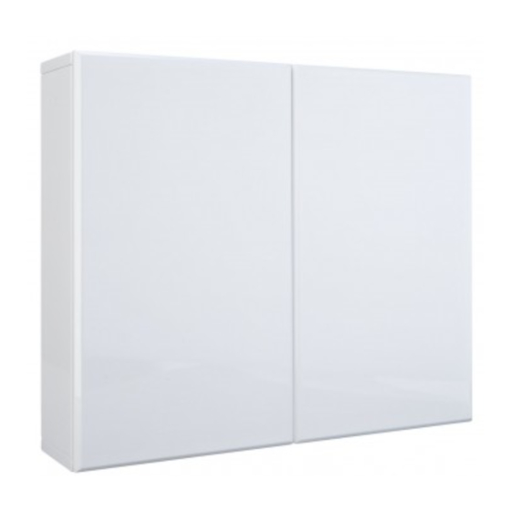 Argos Home Gloss Double Wall Cabinet White 547/5173 Manual de instruções de montagem