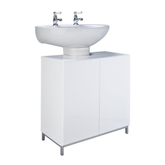 Argos Home Gloss Under Sink White 466/6725 組立説明書