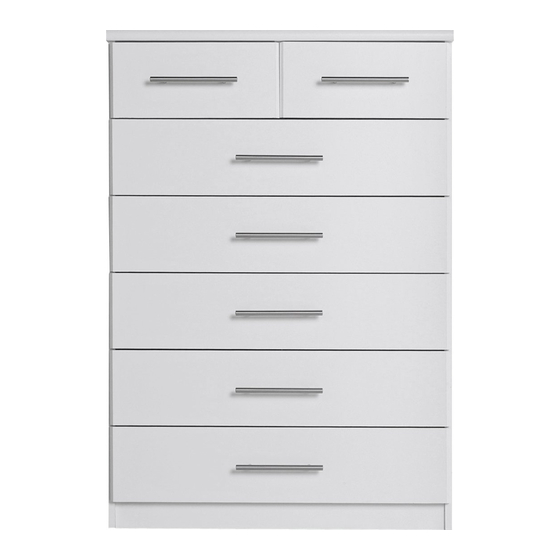 Argos Home Normandy 5+2 Drawer Chest of Drawers Manuale di istruzioni per il montaggio