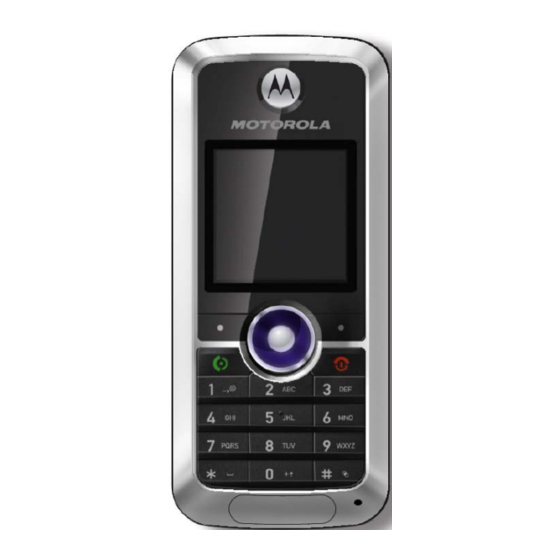 Motorola C168 Datasheet