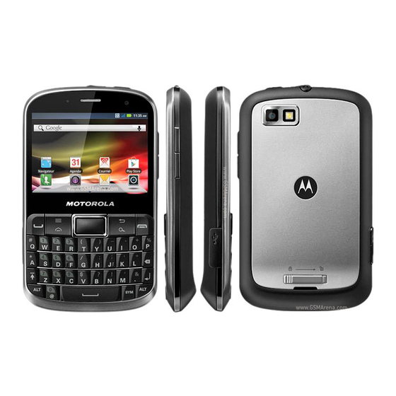 Motorola DEFY PRO Gebruikershandleiding