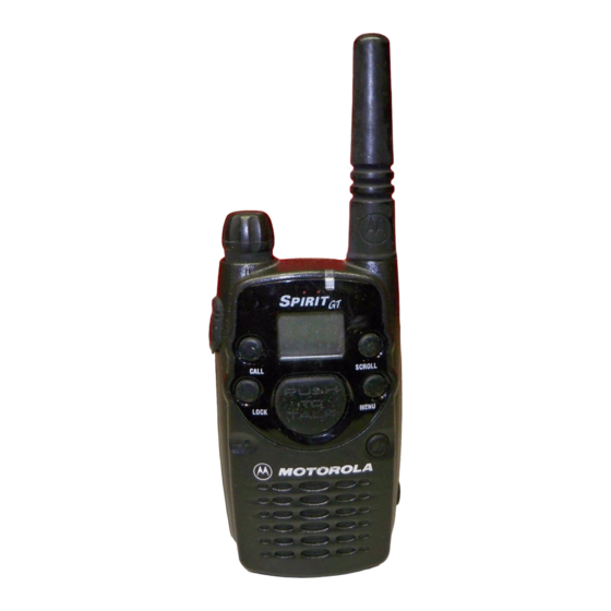 Motorola 6880906Z72-O Instrukcja obsługi