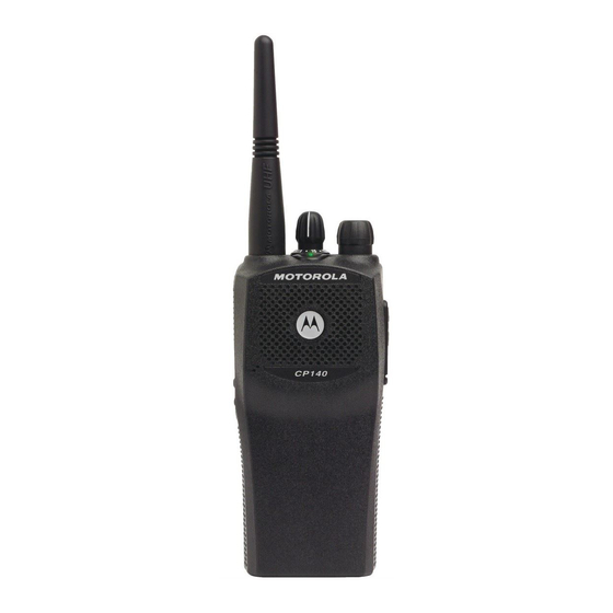 Motorola CP 140 Podstawowa instrukcja obsługi