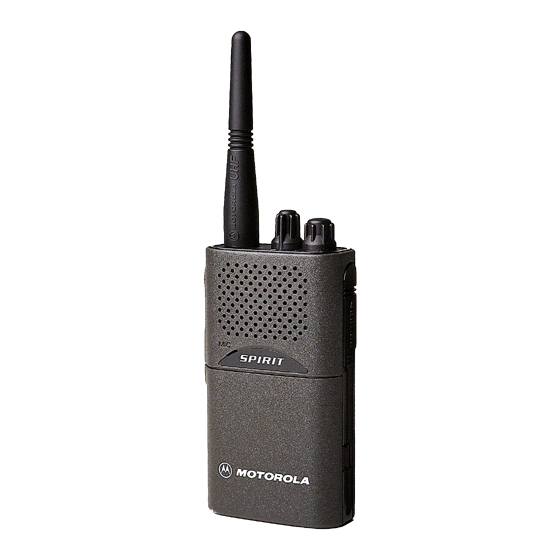 Motorola Spirit MV24CVS Benutzerhandbuch