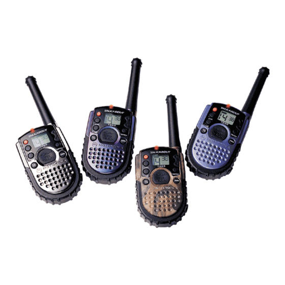 Motorola TalkAbout TA280 Посібник користувача