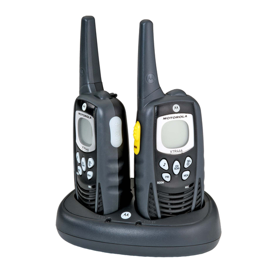 Motorola XTR446 Gebruikershandleiding