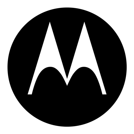 Motorola AXH02 Manuel de démarrage rapide