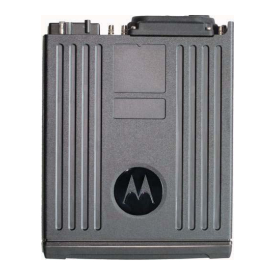 Motorola ASTRO APX O7 Panduan Instalasi