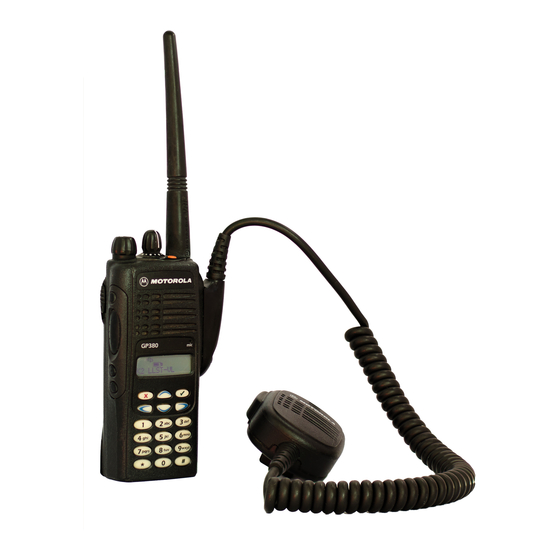 Motorola GP series Información de servicio