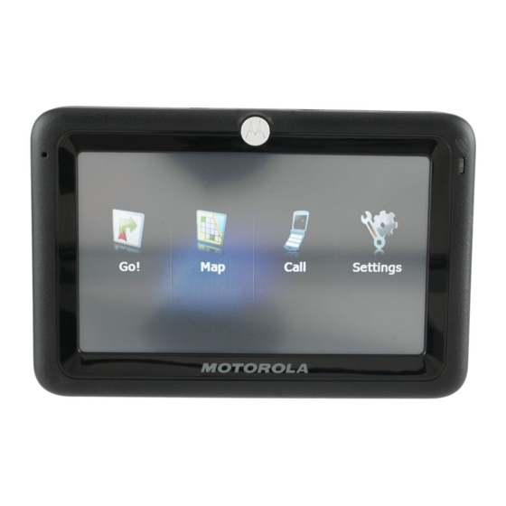 Motorola TN30 - MOTONAV - Automotive GPS Receiver User Manual